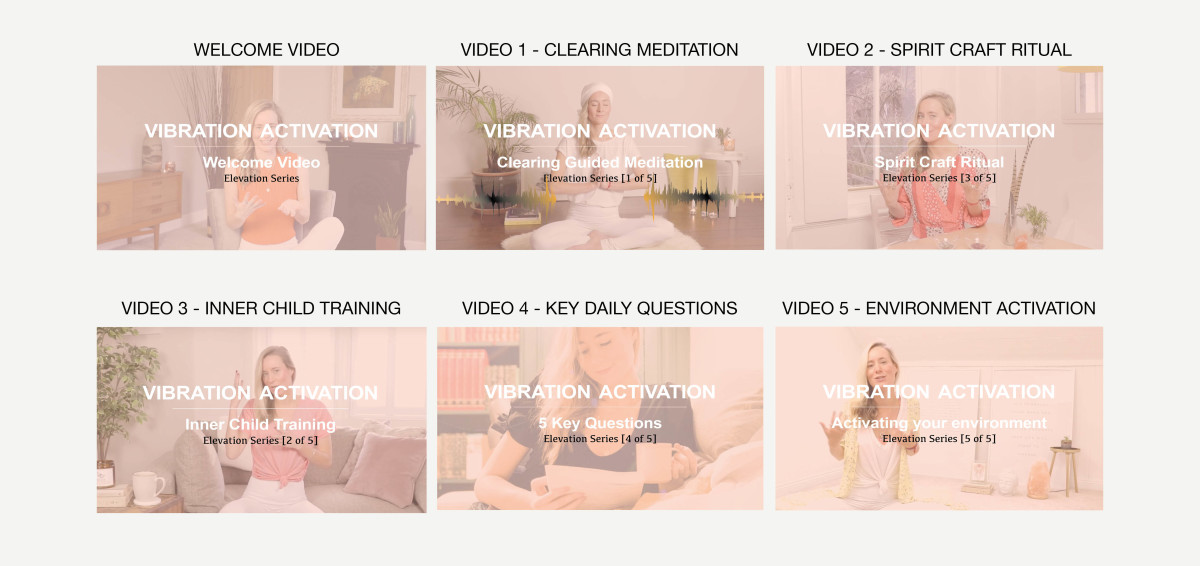 Vibration Activation - 5 Part Free Video Series with Alice Allum